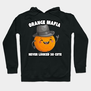 Orange Fruit Illustration Hoodie